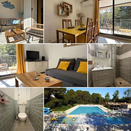 Appartement Balthachille - T2 Plages Et - Clim - Parking - Wifi Tres Debit Six-Fours-les-Plages