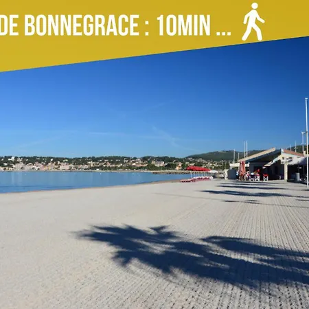 Διαμέρισμα Balthachille - T2 Plages Et - Clim - Parking - Wifi Tres Debit Six-Fours-les-Plages